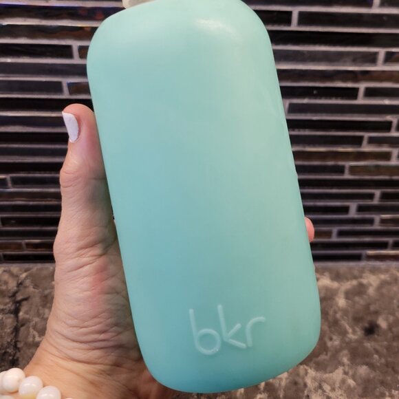 BKR GLASS WATER BOTTLE SET OF (4) HOT PINK BLUE GREEN 16 OZ 500ML YOGA WORKOUT - Picture 7 of 13